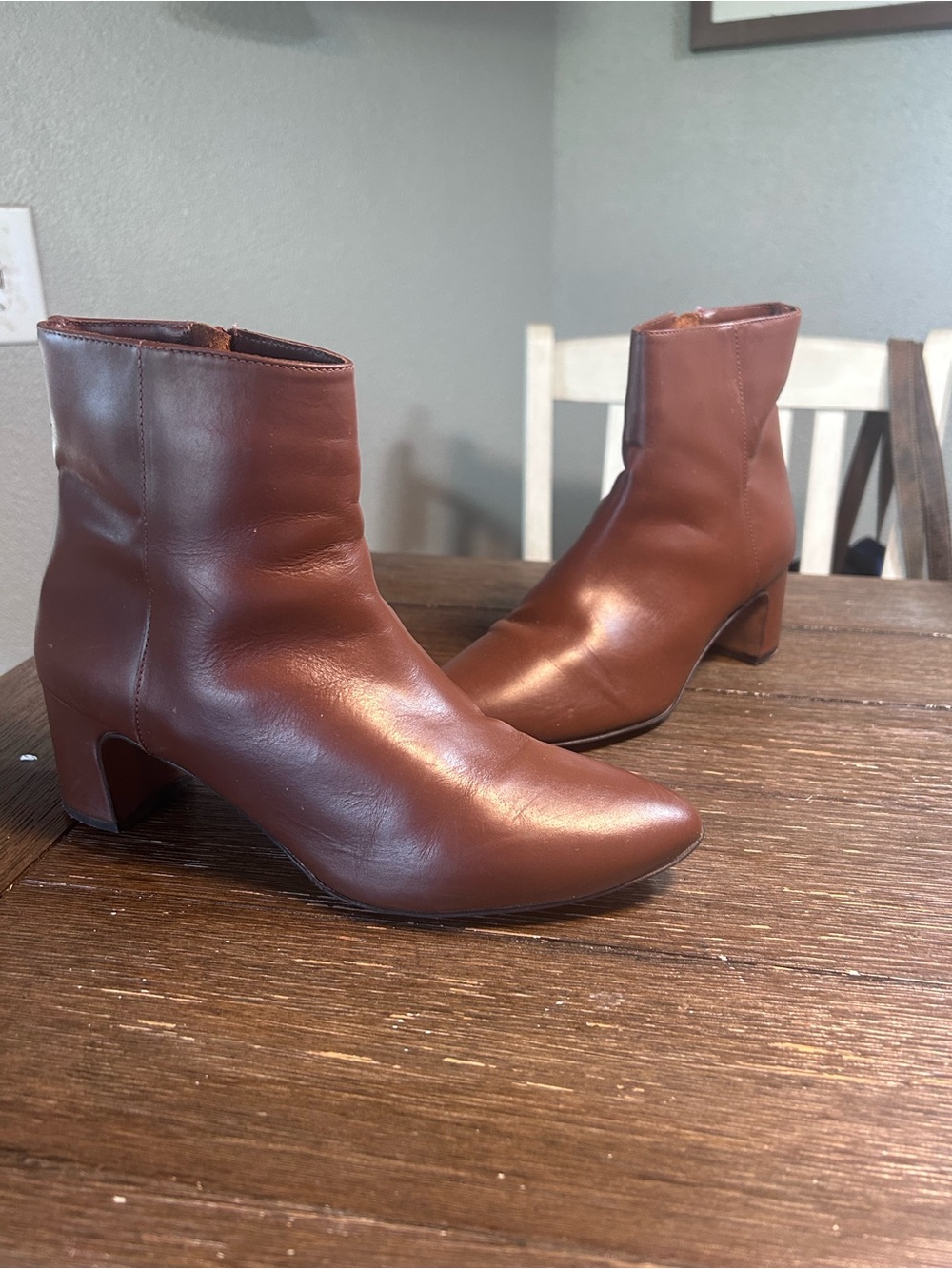 Handmade in Italy leather boots size 39 or 8.5